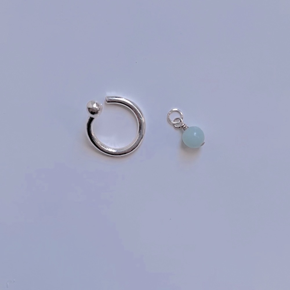 STERLING SILVER BELLY RING